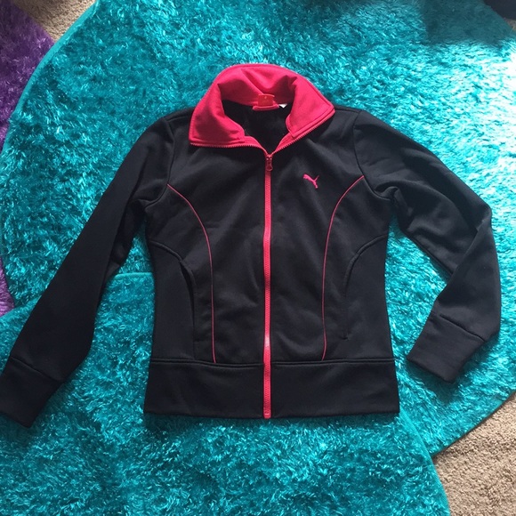 Puma black and pink jacket - Picture 1 of 7